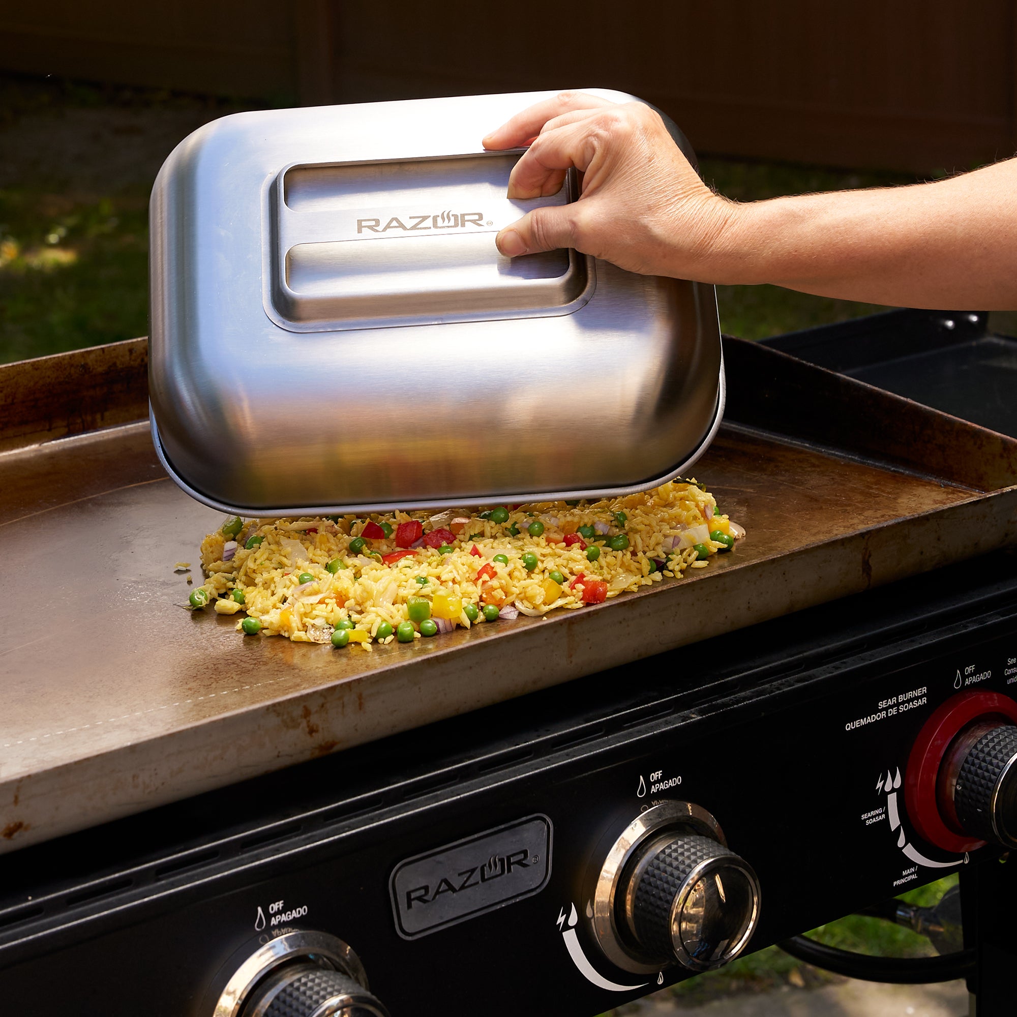 3in1 Dome Razor Griddle