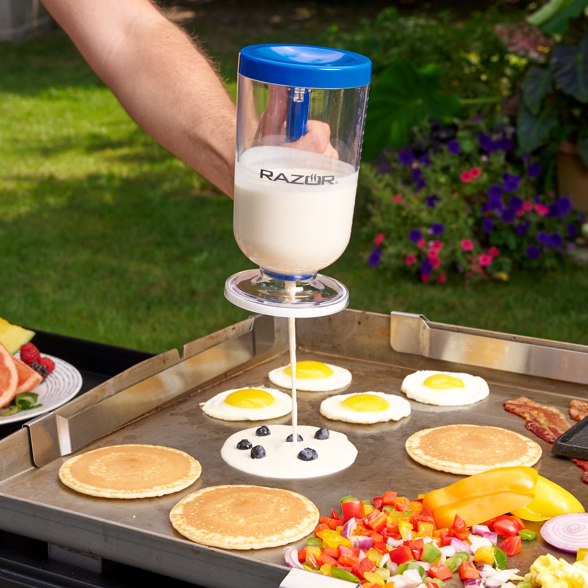 Pancake Dispenser Razor Griddle