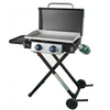 Deluxe 25" Inch Folding 2-Burner Griddle for Maximum Portability with FREE 5 Piece Accessory Kit