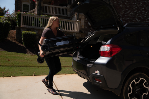 Deluxe 25" Inch Folding 2-Burner Griddle for Maximum Portability with FREE 5 Piece Accessory Kit