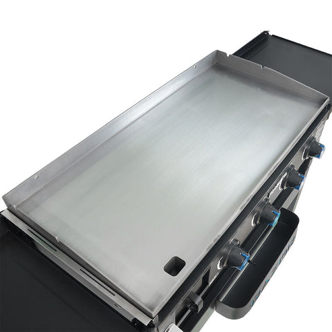 Most Features, Most Versatile & Most Popular!  Deluxe 37 Inch 4-Burner Griddle