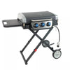 New 25" 3 Burner with Foldable Cart & Lid