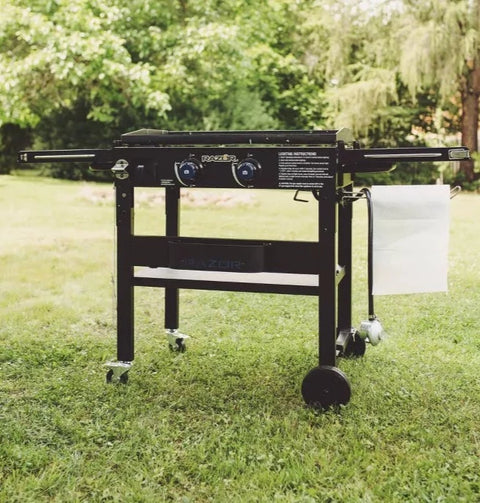 Deluxe 28" Inch 2-Burner Griddle with FREE 5 Piece Accessory Kit