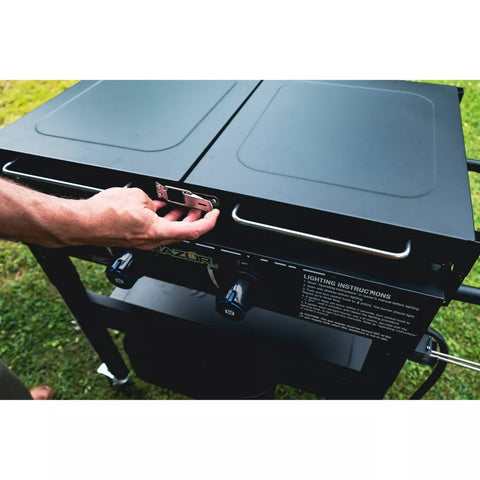 Deluxe 28" Inch 2-Burner Griddle with FREE 5 Piece Accessory Kit