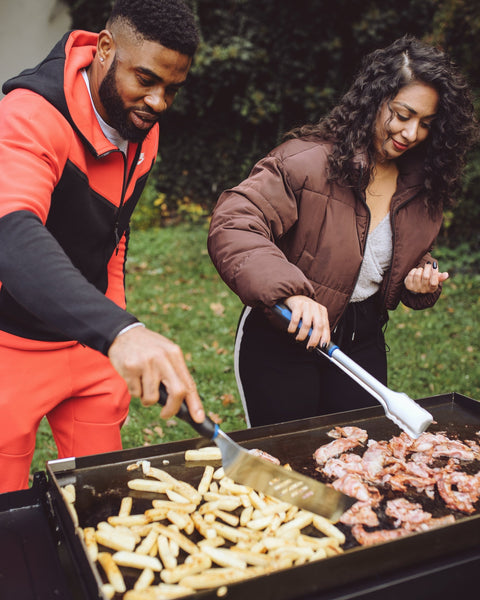 Deluxe 28" Inch 2-Burner Griddle with FREE 5 Piece Accessory Kit
