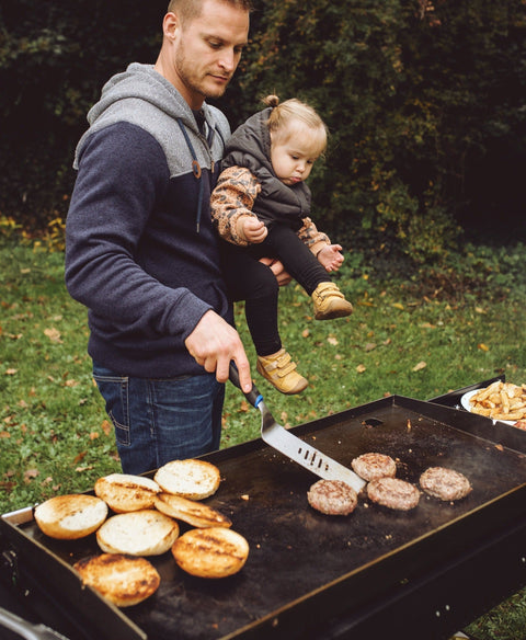 Deluxe 28" Inch 2-Burner Griddle with FREE 5 Piece Accessory Kit